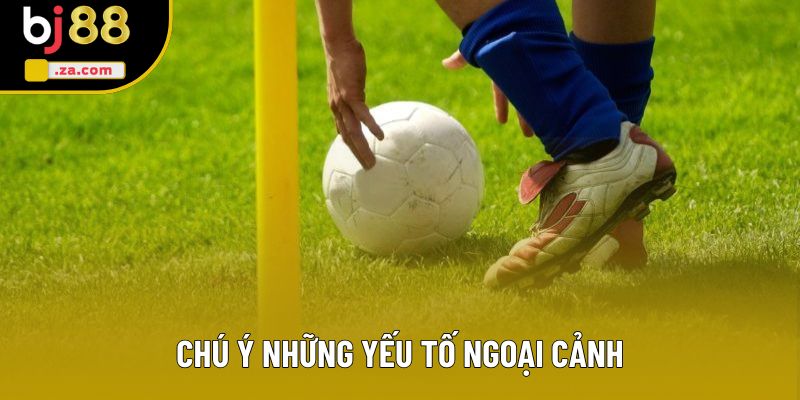 Chú ý những yếu tố ngoại cảnh